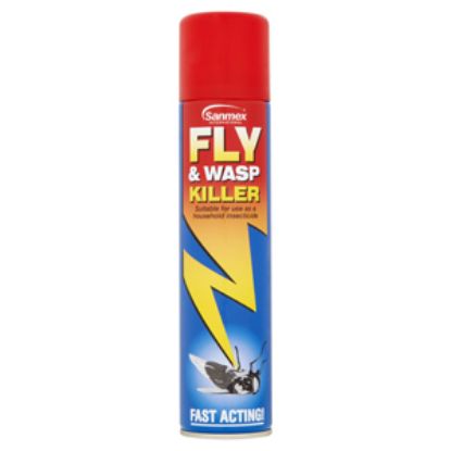 Picture of Sanmex Fly & Wasp Killer Spray 300ml x12